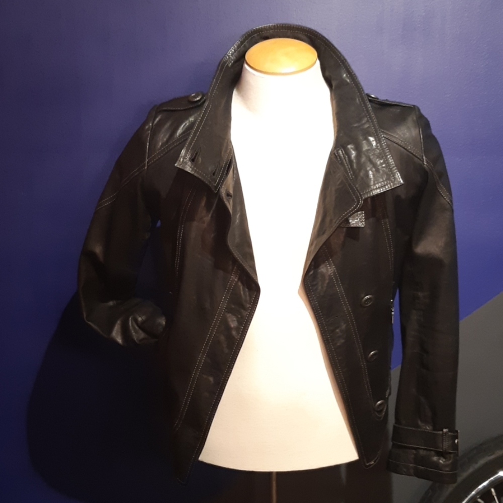 Womens leather jacket